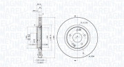 360406189501 MAGNETI MARELLI brzdový kotúč 360406189501 MAGNETI MARELLI