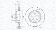 360406189801 Brzdový kotouč MAGNETI MARELLI