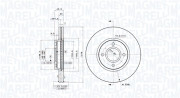 360406209501 Brzdový kotouč MAGNETI MARELLI