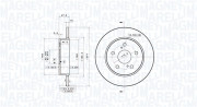 360406210501 Brzdový kotouč MAGNETI MARELLI