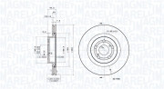 360406210701 Brzdový kotouč MAGNETI MARELLI