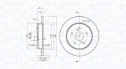 360406214701 MAGNETI MARELLI brzdový kotúč 360406214701 MAGNETI MARELLI