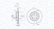 360406218001 Brzdový kotouč MAGNETI MARELLI