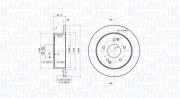 360406219401 Brzdový kotouč MAGNETI MARELLI