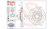 360406001602 Brzdový kotouč MAGNETI MARELLI