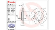 360406008302 Brzdový kotouč MAGNETI MARELLI