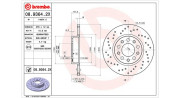 360406011402 Brzdový kotouč MAGNETI MARELLI