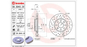 360406024302 Brzdový kotouč MAGNETI MARELLI