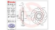 360406050502 Brzdový kotouč MAGNETI MARELLI