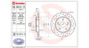 360406091402 Brzdový kotouč MAGNETI MARELLI