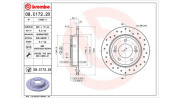 360406136002 Brzdový kotouč MAGNETI MARELLI