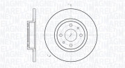 361302040167 Brzdový kotouč MAGNETI MARELLI