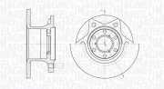 361302040179 Brzdový kotouč MAGNETI MARELLI