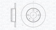 361302040181 Brzdový kotouč MAGNETI MARELLI