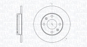 361302040189 Brzdový kotouč MAGNETI MARELLI