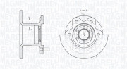 361302040219 Brzdový kotouč MAGNETI MARELLI