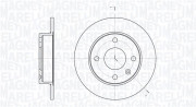 361302040227 Brzdový kotouč MAGNETI MARELLI