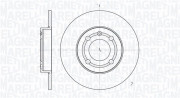 361302040239 Brzdový kotouč MAGNETI MARELLI