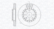 361302040328 Brzdový kotouč MAGNETI MARELLI