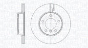 361302040685 Brzdový kotouč MAGNETI MARELLI