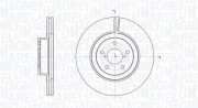 361302040743 Brzdový kotouč MAGNETI MARELLI