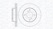 361302040760 Brzdový kotouč MAGNETI MARELLI