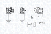 064376400010 MAGNETI MARELLI motor stieračov 064376400010 MAGNETI MARELLI