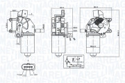 064376600010 Motor stěračů MAGNETI MARELLI