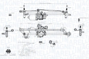 064351703010 Systém čištění skel MAGNETI MARELLI