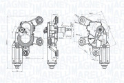 064073000010 Motor stěračů MAGNETI MARELLI