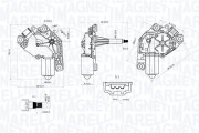 064075500010 Motor stěračů MAGNETI MARELLI