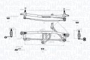 085570723010 Mechanizmus tyčoví stěračů MAGNETI MARELLI