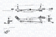 085570725010 Mechanizmus tyčoví stěračů MAGNETI MARELLI