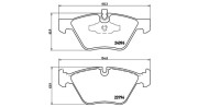 363700406040 Sada brzdových destiček, kotoučová brzda MAGNETI MARELLI