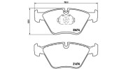 363700406042 Sada brzdových destiček, kotoučová brzda MAGNETI MARELLI