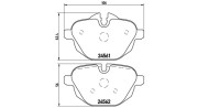 363700406064 Sada brzdových destiček, kotoučová brzda MAGNETI MARELLI