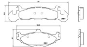 363700411001 Sada brzdových destiček, kotoučová brzda MAGNETI MARELLI