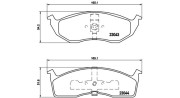 363700411008 MAGNETI MARELLI sada brzdových platničiek kotúčovej brzdy 363700411008 MAGNETI MARELLI