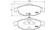 363700411016 Sada brzdových destiček, kotoučová brzda MAGNETI MARELLI