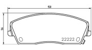 363700411041 Sada brzdových destiček, kotoučová brzda MAGNETI MARELLI