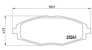 363700415006 Sada brzdových destiček, kotoučová brzda MAGNETI MARELLI