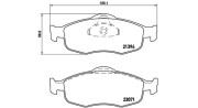 363700424037 Sada brzdových destiček, kotoučová brzda MAGNETI MARELLI