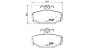 363700424079 Sada brzdových destiček, kotoučová brzda MAGNETI MARELLI