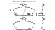 363700428019 Sada brzdových destiček, kotoučová brzda MAGNETI MARELLI