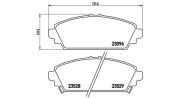 363700428031 Sada brzdových destiček, kotoučová brzda MAGNETI MARELLI