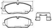 363700430084 MAGNETI MARELLI sada brzdových platničiek kotúčovej brzdy 363700430084 MAGNETI MARELLI