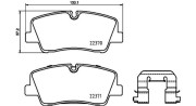 363700430085 Sada brzdových destiček, kotoučová brzda MAGNETI MARELLI