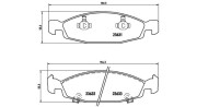 363700437005 Sada brzdových destiček, kotoučová brzda MAGNETI MARELLI