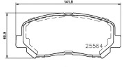 363700437019 Sada brzdových destiček, kotoučová brzda MAGNETI MARELLI