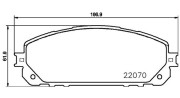 363700437021 MAGNETI MARELLI sada brzdových platničiek kotúčovej brzdy 363700437021 MAGNETI MARELLI